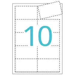 (10608) APLI TARJETAS VISITA BLANCO PARA INKJET