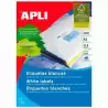 (11352) APLI ETIQUETAS ADHESIVAS 297X420MM INKJET/LÁSER C/RECTOS 1 X 100H A3 BLANCO