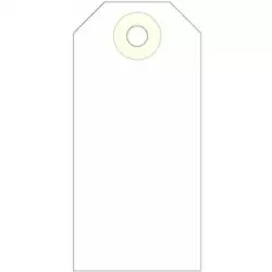 (121372) APLI ETIQUETAS COLGANTES C/ARANDELA 80X38MM CAJA DE 1000 CREMA