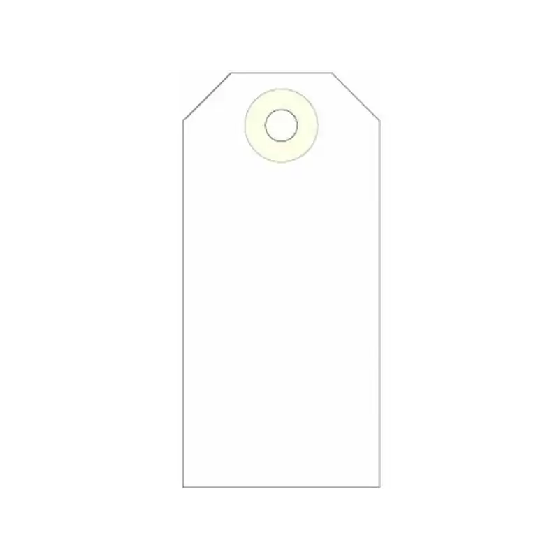 (121374) APLI ETIQUETAS COLGANTES C/ARANDELA 100X51MM CAJA DE 1000 CREMA