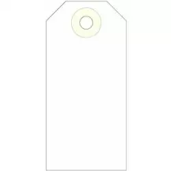 (121375) APLI ETIQUETAS COLGANTES C/ARANDELA 120X57MM CAJA DE 1000 CREMA