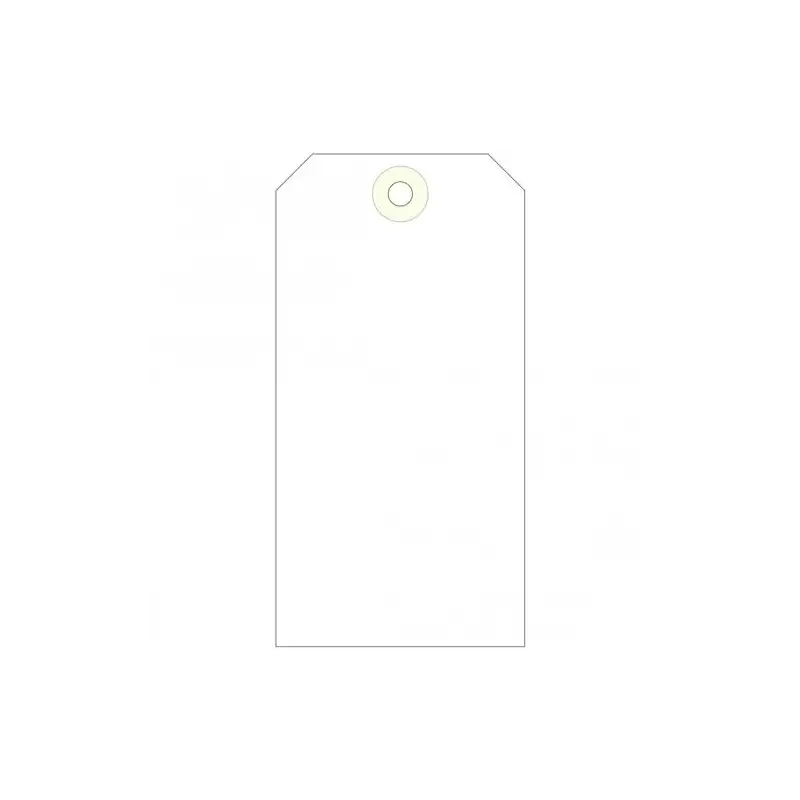 (121376) APLI ETIQUETAS COLGANTES CON ARANDELA 125X63MM CAJA DE 1000 CREMA