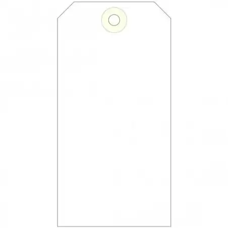 (121376) APLI ETIQUETAS COLGANTES CON ARANDELA 125X63MM CAJA DE 1000 CREMA