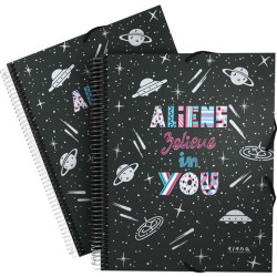 (39822466) GRAFOPLÁS CARPETA 30 FUNDAS MAXIPLAS DIN-A4 EC3.PP ALIENS