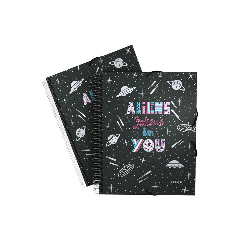 (39822466) GRAFOPLÁS CARPETA 30 FUNDAS MAXIPLAS DIN-A4 EC3.PP ALIENS
