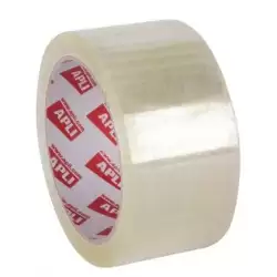 (11590) APLI PRECINTO PREMIUM SIN RUIDO PVC SOLVENTE 32 MICRAS ROLLO 48MMX66M TRANSPARENTE