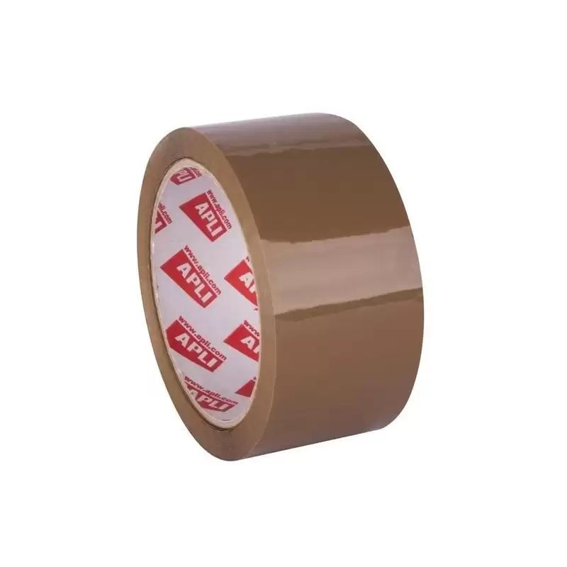 (11591) APLI PRECINTO PREMIUM SIN RUIDO PVC SOLVENTE 32 MICRAS 48MM X 66M MARRÓN