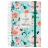 (742292826) FINOCAM AGENDA ESPIRAL DESIGN COLLECTION E5-117X181MM 1DP TAPA PP AHORA 2026