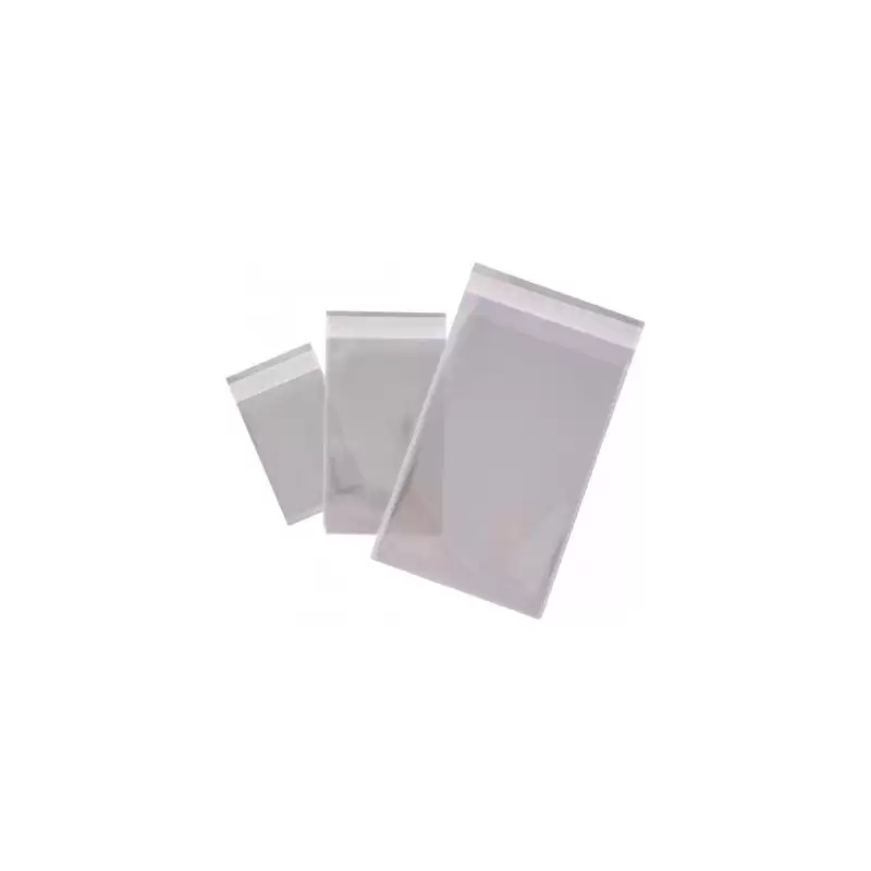 (16220) APLI BOLSAS CIERRE ADHESIVO POLIPROPILENO TRANSPARENTE 80X120MM PACK 100 UD