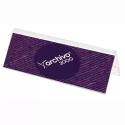 (10404 CS TP) ARCHIVO 2000 PORTANOMBRES DE SOBREMESA CON VISION DOS CARAS ANCHO DINA4 110X300X95 MM