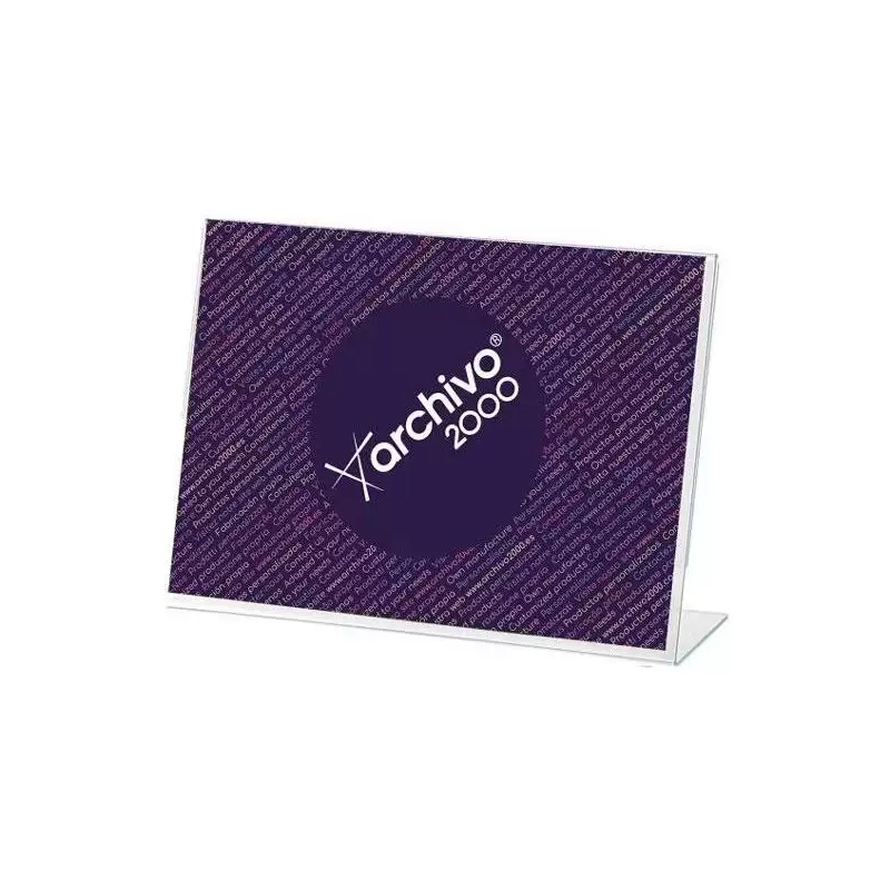 (11004 CS TP) ARCHIVO 2000 EXPOSITOR SOBREMESA EN FORMA DE L DIN A4 HORIZONTAL 65X300X215 MM