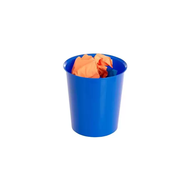 (2001 AZ) ARCHIVO 2000 PAPELERA DE PLÁSTICO ARCHIVO 2000 OPCIONAL ARO SUJETABOLSAS CAPACIDAD 16 LITROS 290X310 MM AZUL