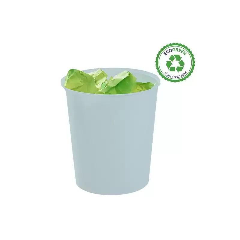 (2001 AZ PS) ARCHIVO 2000 PAPELERA ECOGREEN 18 LITROS 240X310MM RECICLADO AZUL PASTEL