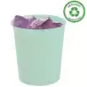 (2001 VE PS) ARCHIVO 2000 PAPELERA ECOGREEN 18 LITROS 240X310MM RECICLADO VERDE PASTEL