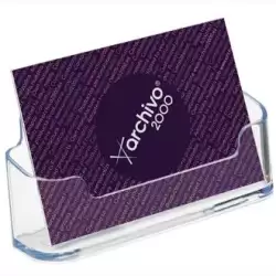 (61417 CS TP) ARCHIVO 2000 PORTATARJETAS DE SOBREMESA HORIZONTAL CON 1 COMPARTIMENTO 45X95X35 MM