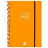 (742762926) FINOCAM AGENDA ESPIRAL OPAQUE E10-155X212MM SVH TAPA PP NARANJA 2026