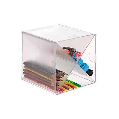 (6703 CS TP) ARCHIVO 2000 ORGANIZADOR ARCHICUBO DIVISOR EN ASPA 4 COMPARTIMENTOS 150X150X150MM CRISTAL TRANSPARENTE