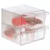 (6704 CS TP) ARCHIVO 2000 ORGANIZADOR ARCHICUBO 4 CAJONES 190X150X150 MM CRISTAL TRANSPARENTE