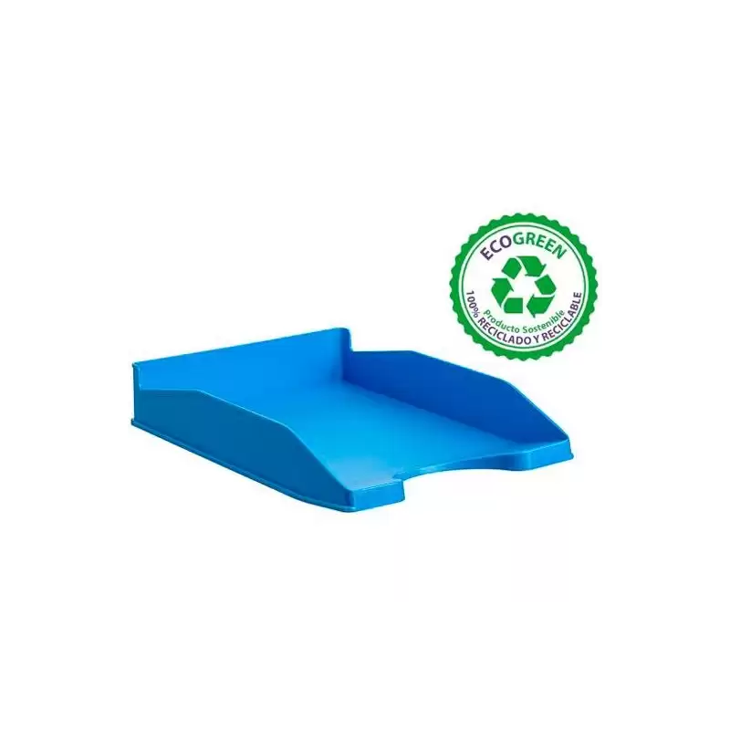 (742 LG) ARCHIVO 2000 BANDEJA APILABLE EN 3 POSICIONES FONDO LISO DIN A4 Y FOLIO 345X255X60 MM AZUL