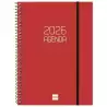 (742767426) FINOCAM AGENDA ESPIRAL OPAQUE E10-155X212MM SVH TAPA PP BURDEOS 2026