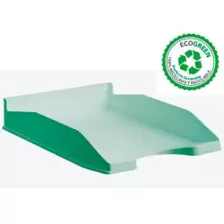 (742 VE PS) ARCHIVO 2000 BANDEJA ECOGREEN APILABLE 3 POSICIONES 345X255X60MM RECICLADO VERDE PASTEL