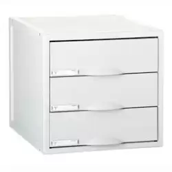 (8403C GS) ARCHIVO 2000 MÓDULO ARCHISYSTEM DE 3 CAJONES 356X316X303 MM GRIS