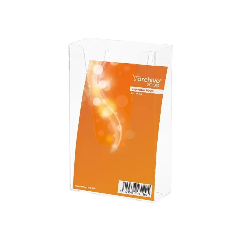 (9006 CS TP) ARCHIVO 2000 PORTAFOLLETOS MURAL ARCHIVO 2000 "PREMIUM" ESPESOR 3 MM 1/3 DIN A4 VERTICAL 45X115X180 MM