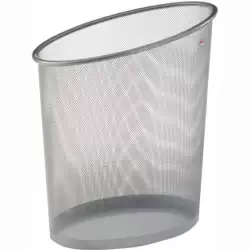 (ALMESHCORB GS) ARCHIVO 2000 PAPELERA DE REJILLA MESH ALBA CAPACIDAD 18 LITROS 355X290X400 MM GRIS