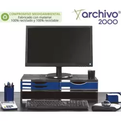 (6522M1 AZ) ARCHIVO 2000 SOPORTE MONITOR ERGONÓMICO SOSTENIBLE
