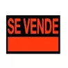 (6160 NE) ARCHIVO 2000 CARTEL "SE VENDE" 700X500 MM PVC NEGRO