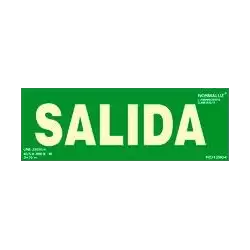 (6170-06H VE) ARCHIVO 2000 PACK DE 2 SEÑALES "SALIDA" 300X105 PVC VERDE