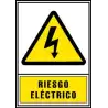 (6172-03 AM) ARCHIVO 2000 SEÑAL "RIESGO ELÉCTRICO" 210X297 PVC AMARILLO
