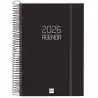 (742876026) FINOCAM AGENDA ESPIRAL OPAQUE E11-165X242MM 1DP TAPA PP NEGRO 2026