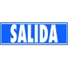 (6177-07 GS) ARCHIVO 2000 SEÑAL "SALIDA (SIN INDICADOR)" 175X65 PVC GRIS