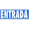 (6177-10 GS) ARCHIVO 2000 SEÑAL "ENTRADA (SIN INDICADOR)" 175X65 PVC GRIS
