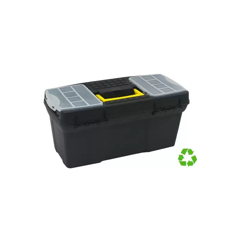 (CP14901139 NE) ARCHIVO 2000 CAJA DE HERRAMIENTAS SOSTENIBLE S PEQUEÑA 190X390X180MM PP NEGRO