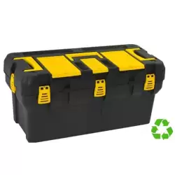 (CP14901265 NE) ARCHIVO 2000 CAJA DE HERRAMIENTAS SOSTENIBLE XL GRAN CAPACIDAD 315X655X310MM NEGRO/AMARILLO
