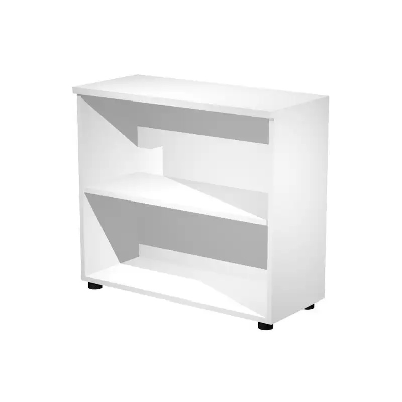 (030-3) ARTEXPORT ESTANTERÍA BAJA PRESTO ABIERTA 1 ESTANTE 22MM REGULABLE CON TRASERA BLANCO