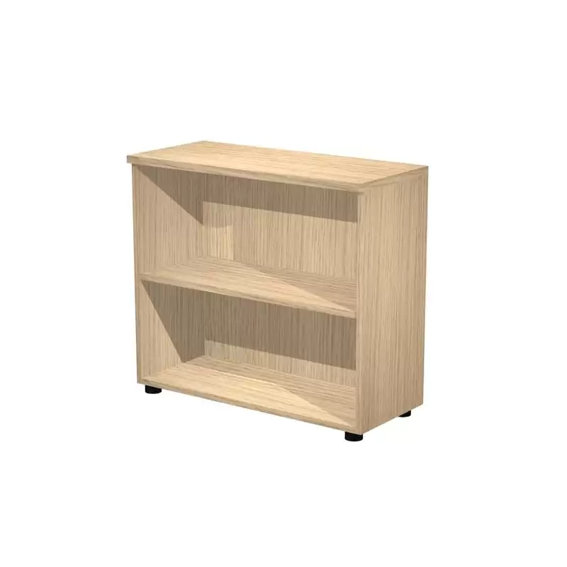 (030-C) ARTEXPORT ESTANTERÍA BAJA PRESTO ABIERTA 1 ESTANTE 22MM REGULABLE CON TRASERA ROBLE