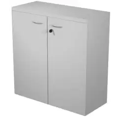 (030PM-9) ARTEXPORT ARMARIO BAJO PRESTO CON PUERTAS 1 ESTANTE 22MM REGULABLE CON TRASERA GRIS