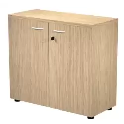 (030PM-C) ARTEXPORT ARMARIO BAJO PRESTO CON PUERTAS 1 ESTANTE 22MM REGULABLE CON TRASERA ROBLE