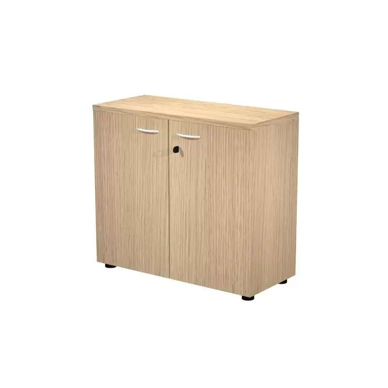 (030PM-C) ARTEXPORT ARMARIO BAJO PRESTO CON PUERTAS 1 ESTANTE 22MM REGULABLE CON TRASERA ROBLE