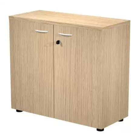 (030PM-C) ARTEXPORT ARMARIO BAJO PRESTO CON PUERTAS 1 ESTANTE 22MM REGULABLE CON TRASERA ROBLE