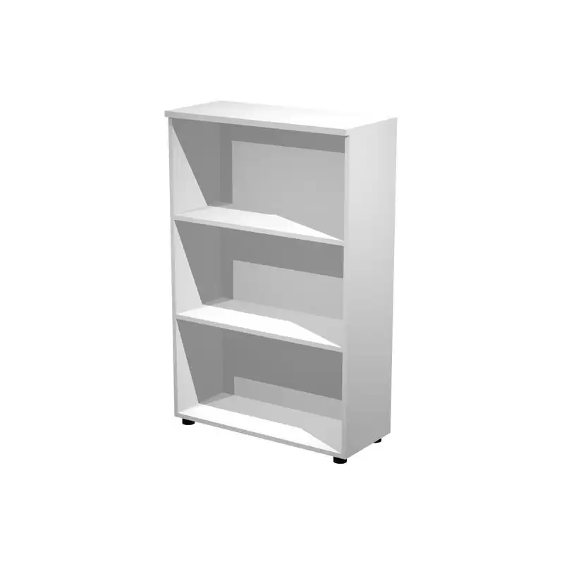 (035-3) ARTEXPORT ESTANTERÍA MEDIA PRESTO ABIERTA 2 ESTANTES 22MM REGULABLES CON TRASERA BLANCO