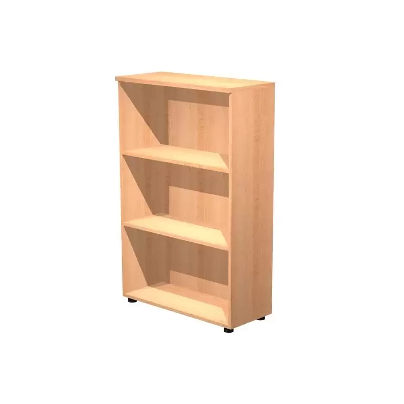 (035-6) ARTEXPORT ESTANTERÍA MEDIA PRESTO ABIERTA 2 ESTANTES 22MM REGULABLES CON TRASERA HAYA