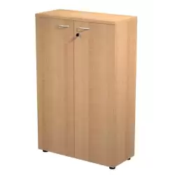 (035PM-6) ARTEXPORT ARMARIO MEDIO PRESTO CON PUERTAS 2 ESTANTES 22MM REGULABLES CON TRASERA HAYA