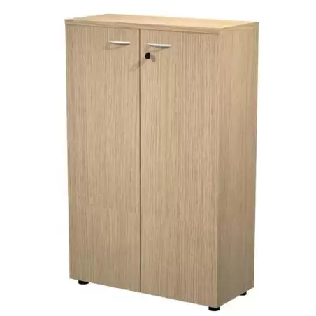 (035PM-C) ARTEXPORT ARMARIO MEDIO PRESTO CON PUERTAS 2 ESTANTES 22MM REGULABLES CON TRASERA ROBLE