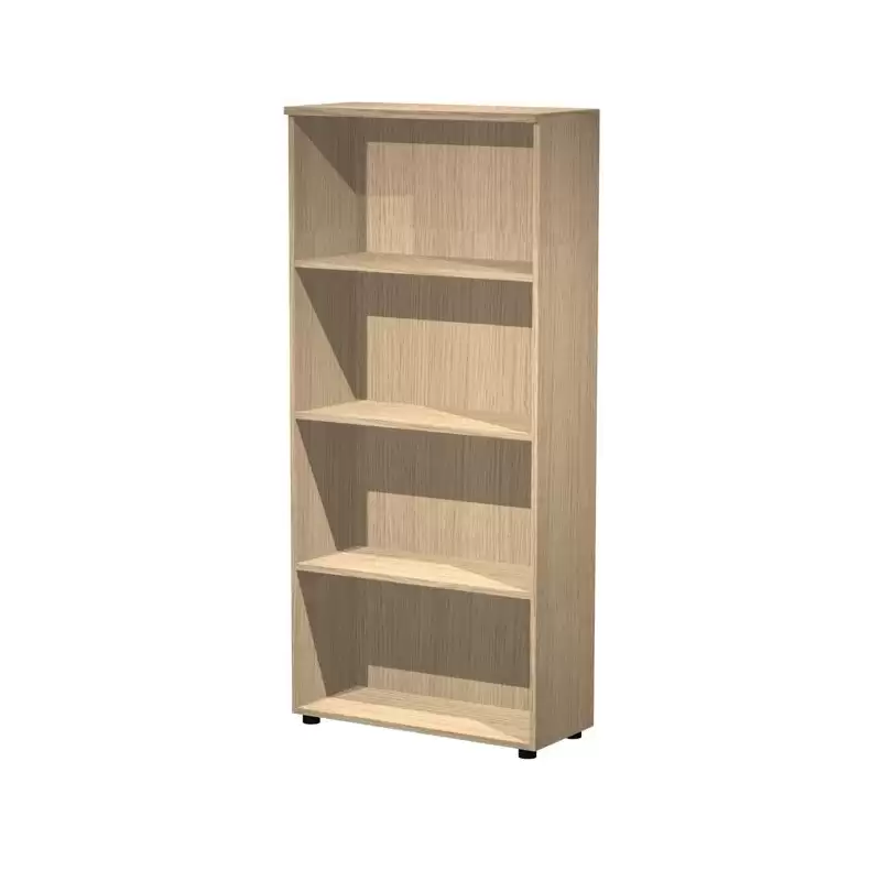 (038-C+039-C) ARTEXPORT ESTANTERÍA ALTA PRESTO ABIERTA 3 ESTANTES 22MM CON TRASERA ROBLE