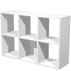 (6MaxC) ARTEXPORT ESTANTERÍA 6 CUBOS HOME OFFICE 2767 BLANCO -DESMONTADO-