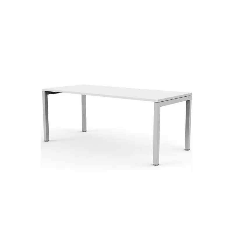 (@67004+87711Nx2-AN+8) ARTEXPORT MESA ESCRITORIO 120 VENERE 60 CON 4 PATAS DE METAL 40X40MM TABLERO DE 22MM BLANCO